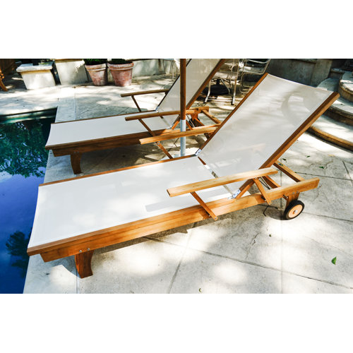 Teak Outdoor Chaise & Lounge Chairs You'll Love Wayfair